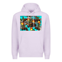 Lilac Dinosaur monster truck Premium Hoodie - Artiststas