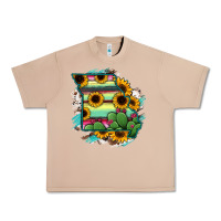 Burro Missouri Map Sunflower Cactus Serape Urban Heavy Tee - RanaPortraitStore