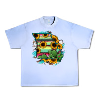 Grape Ice Missouri Map Sunflower Cactus Serape Urban Heavy Tee - RanaPortraitStore