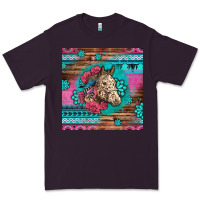 Plum floral horse Premium Tee - LillyAllenDesigns