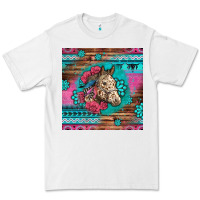 White floral horse Premium Tee - LillyAllenDesigns