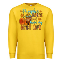 Lemon pumpkin spice and livin  my best life Premium Sweatshirt - Zillion Design Studio