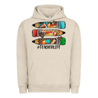 Pigment French Oak #teacherlife pencils Urban Hoodie - JahusDesignShop