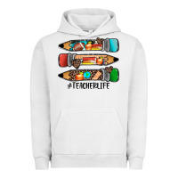 Pigment Lunar Rock #teacherlife pencils Urban Hoodie - JahusDesignShop