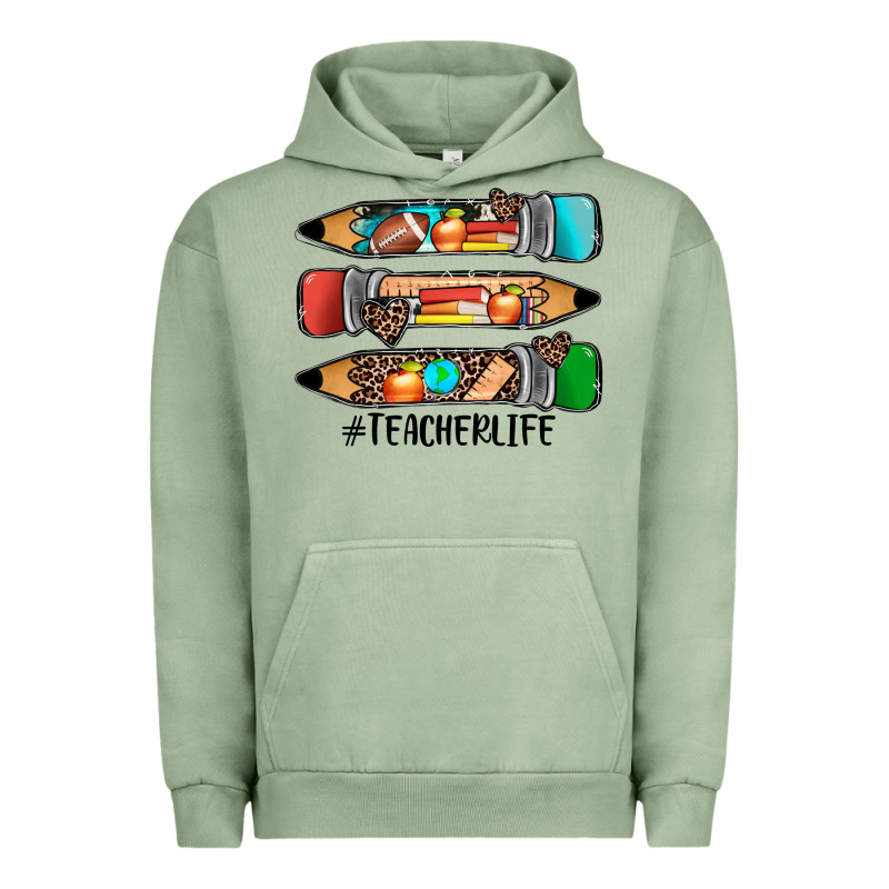 #teacherlife Pencils Urban Hoodie by JahusDesignShop | Teevron