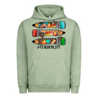 Pigment Oil Green #teacherlife pencils Urban Hoodie - JahusDesignShop