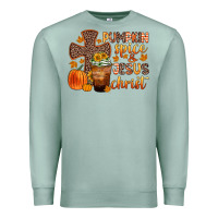 Seafoam pumpkin spice and jesus christ Premium Sweatshirt - Zillion Design Studio