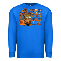 True Royal pumpkin spice and jesus christ Premium Sweatshirt - Zillion Design Studio