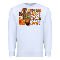 White pumpkin spice and jesus christ Premium Sweatshirt - Zillion Design Studio