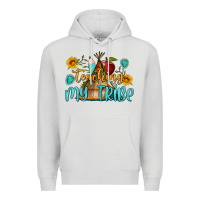 Dove Grey teaching my tribe Premium Hoodie - BundleAndBundleShop
