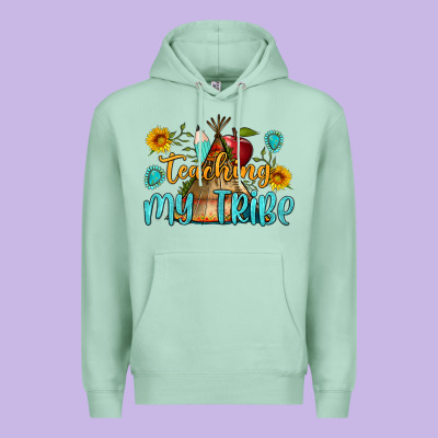 Teaching My Tribe Premium Hoodie Designed By Bundleandbundleshop