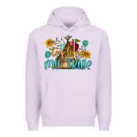 Lilac teaching my tribe Premium Hoodie - BundleAndBundleShop