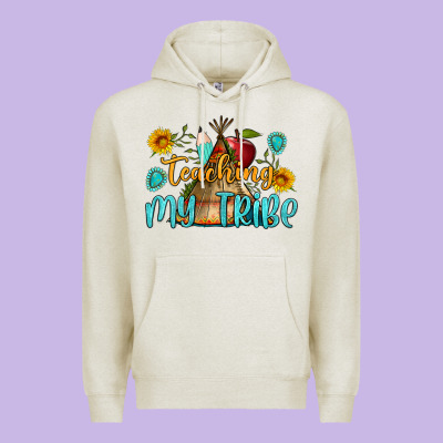 Teaching My Tribe Premium Hoodie Designed By Bundleandbundleshop