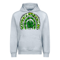 Heather Grey St Patrick Rainbow Urban Hoodie - Jasminsmagicworld