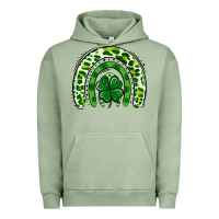 Pigment Oil Green St Patrick Rainbow Urban Hoodie - Jasminsmagicworld