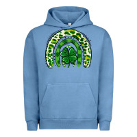 Pigment Pebble Blue St Patrick Rainbow Urban Hoodie - Jasminsmagicworld