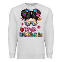 Dove Grey hello kindergarten Premium Sweatshirt - texasbilliewilder