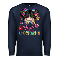 Navy hello kindergarten Premium Sweatshirt - texasbilliewilder