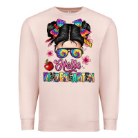 Pale Pink hello kindergarten Premium Sweatshirt - texasbilliewilder