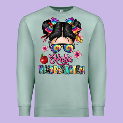 Hello Kindergarten Premium Sweatshirt Designed By Texasbilliewilder