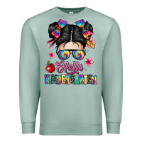 Seafoam hello kindergarten Premium Sweatshirt - texasbilliewilder