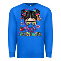 True Royal hello kindergarten Premium Sweatshirt - texasbilliewilder
