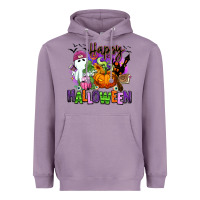 Lavender Happy Halloween Heavyweight Hoodie - RanaPortraitStore