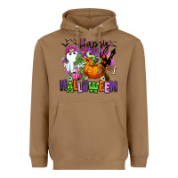 Toasted Coconut Happy Halloween Heavyweight Hoodie - RanaPortraitStore