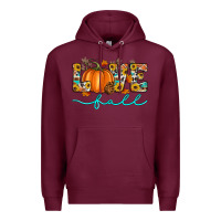 Burgundy love fall love Premium Hoodie - Artiststas