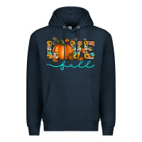 Navy love fall love Premium Hoodie - Artiststas