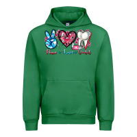 Emerald peace love dental Urban Hoodie - AdoDesignShop