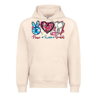 Sandshell peace love dental Urban Hoodie - AdoDesignShop