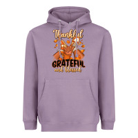 Lavender Thankful grateful and Blessed black boy sneakers Heavyweight Hoodie - RanaPortraitStore