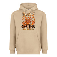 Mushroom Thankful grateful and Blessed black boy sneakers Heavyweight Hoodie - RanaPortraitStore
