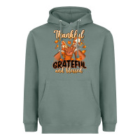 Thankful Grateful And Blessed Black Boy Sneakers Heavyweight Hoodie | Teevron