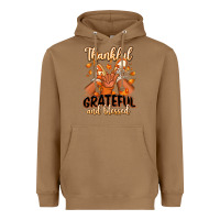 Toasted Coconut Thankful grateful and Blessed black boy sneakers Heavyweight Hoodie - RanaPortraitStore
