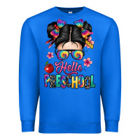 True Royal hello preschool kid Premium Sweatshirt - texasbilliewilder