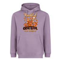 Lavender Thankful grateful and Blessed black baby girl Heavyweight Hoodie - RanaPortraitStore