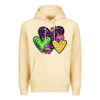 Pina Colada hearts mardi gras Premium Hoodie - JahusDesignShop