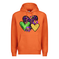 Carrot hearts mardi gras Premium Hoodie - JahusDesignShop