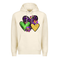 Tofu hearts mardi gras Premium Hoodie - JahusDesignShop