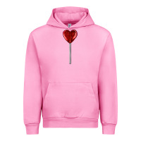 Fuchsia Pink heart candy Urban Hoodie - AdoDesignShop
