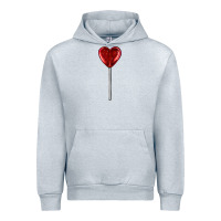 Heather Grey heart candy Urban Hoodie - AdoDesignShop