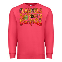 Cardinal flannels boots and bonfires Premium Sweatshirt - Zillion Design Studio