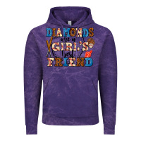 Cloud Purple diamonds are a girl's best friend Vintage Hoodie - AdoDesignShop