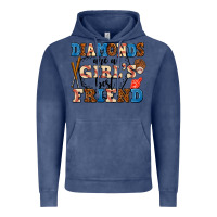 Vintage Denim diamonds are a girl's best friend Vintage Hoodie - AdoDesignShop
