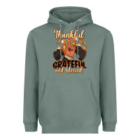 Sage Thankful grateful and Blessed black man sneakers Heavyweight Hoodie - RanaPortraitStore