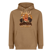 Toasted Coconut Thankful grateful and Blessed black man sneakers Heavyweight Hoodie - RanaPortraitStore