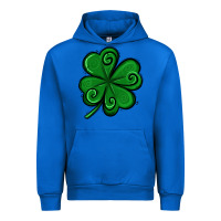 Cobalt St. Patrick's Day Shamrock Urban Hoodie - Jasminsmagicworld