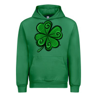 Emerald St. Patrick's Day Shamrock Urban Hoodie - Jasminsmagicworld